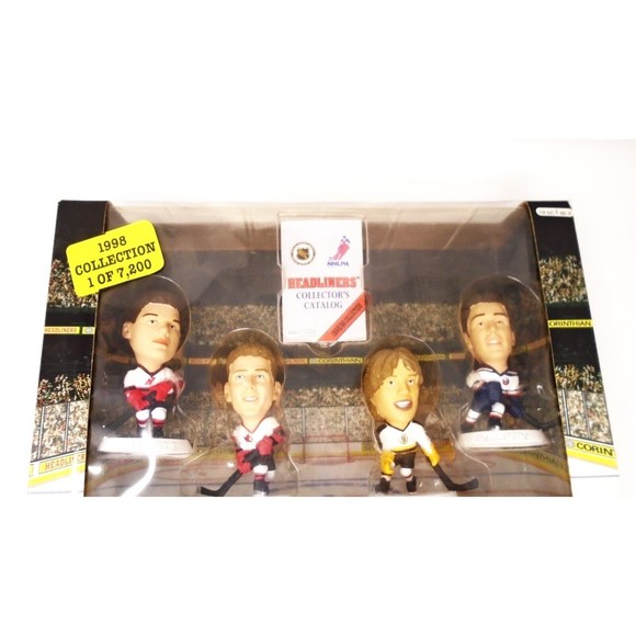 1998 Headliners 4 Rising Stars Hockey Figures Arnott Alfredsson Thornton Palffy - Picture 2 of 11